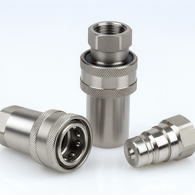 Cb-spm-10f-a-iso-7241-a স্টেইনলেস স্টীল দ্রুত সংযোগকারী সঙ্গে পার্কার 6600 প্লাগ এবং সকেট সংযোগ