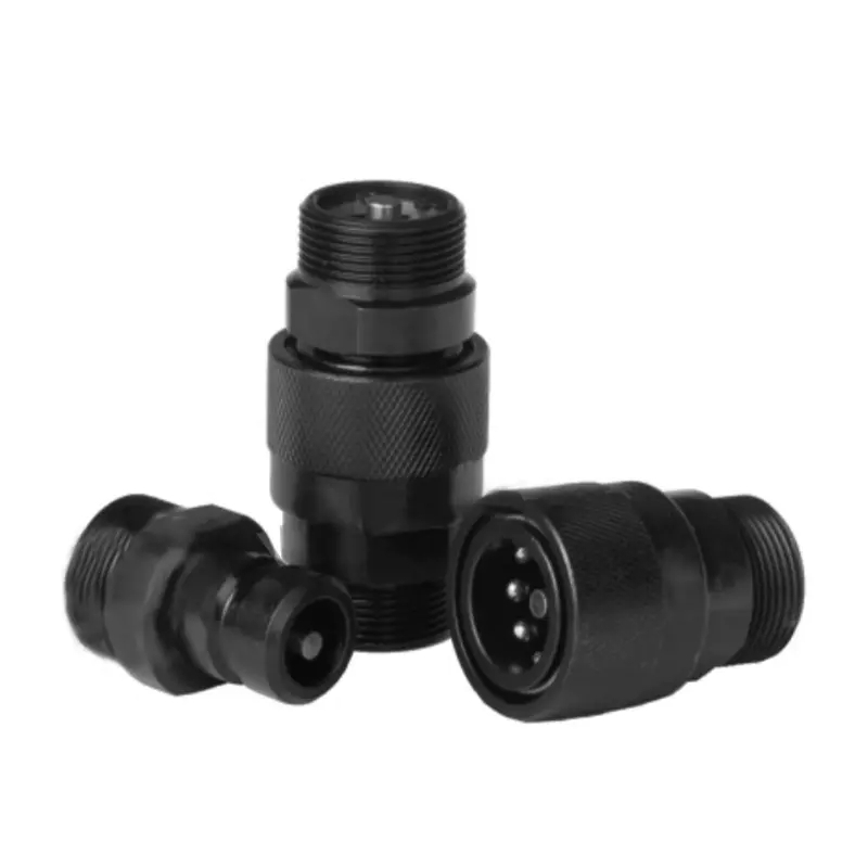 CB-Q/ZB275 থ্রেড-লকড হাইড্রোলিক কুইক কাপলিং – কম-চাপের অ্যাপ্লিকেশনের জন্য ম্যানুয়াল পুশ-পুল