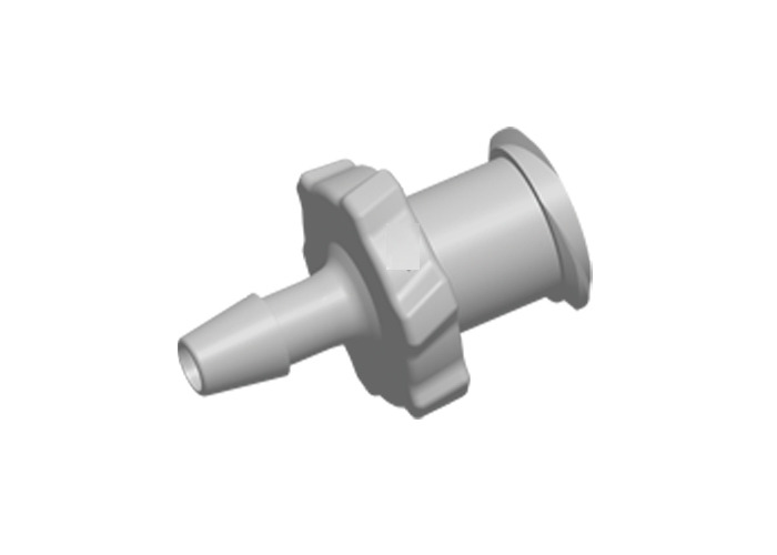 Luer ফিটিং মহিলা Luer X 3/32 HB প্রাকৃতিক পলিপ্রোপিলিন - FitQuik সংযোগকারী এবং ফিটিং